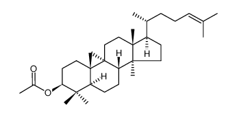 Cycloartenol acetate structure