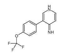 3-(4-(trifluoromethoxy)phenyl)pyridin-4-amine结构式