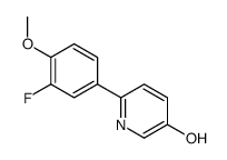 6-(3-fluoro-4-methoxyphenyl)pyridin-3-ol Structure