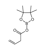 (4,4,5,5-tetramethyl-1,3,2-dioxaborolan-2-yl) but-3-enoate Structure