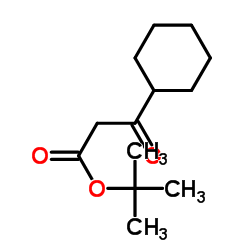 2-Methyl-2-propanyl 3-cyclohexyl-3-oxopropanoate结构式
