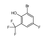 2-Bromo-4-fluoro-6-(trifluoromethyl)phenol Structure