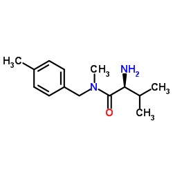 N-Methyl-N-(4-methylbenzyl)-L-valinamide结构式