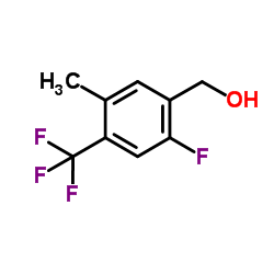 2-Fluoro-5-methyl-4-(trifluoromethyl)benzyl alcohol结构式