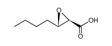 (2S,3R)-3-butyloxirane-2-carboxylic acid Structure