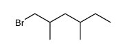 1-bromo-2,4-dimethyl-hexane Structure