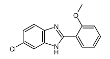 5-CHLORO-2-(2-METHOXYPHENYL)-1H-BENZIMIDAZOLE Structure