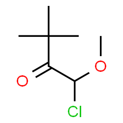 2-Butanone,1-chloro-1-methoxy-3,3-dimethyl- Structure