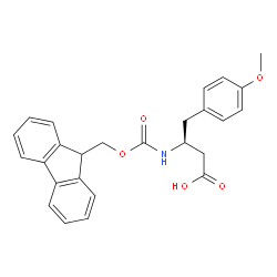 Fmoc-(S)-3-Amino-4-(4-methoxy-phenyl)-butyric acid Structure
