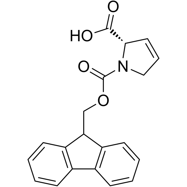 Fmoc-3,4-dehydro-L-proline structure