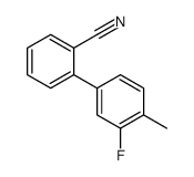 2-(3-fluoro-4-methylphenyl)benzonitrile结构式