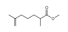 2,6-Dimethyl-hepten-(6)-saeuremethylester结构式