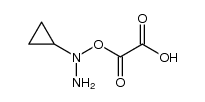 cyclopropylhydrazine oxalate Structure