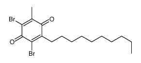 2,6-dibromo-3-decyl-5-methylcyclohexa-2,5-diene-1,4-dione Structure