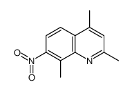 2,4,8-trimethyl-7-nitroquinoline Structure