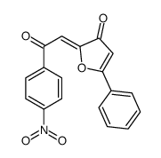 (2E)-2-[2-(4-nitrophenyl)-2-oxoethylidene]-5-phenylfuran-3-one结构式