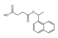 4-(1-(naphthalen-1-yl)ethoxy)-4-oxobutanoic acid结构式