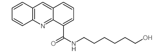 4-Acridinecarboxamide,N-(6-hydroxyhexyl)- structure