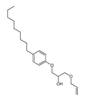 1-(4-nonylphenoxy)-3-prop-2-enoxypropan-2-ol Structure