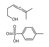 4-methylbenzenesulfonic acid,5-methylhexa-3,4-dien-1-ol结构式