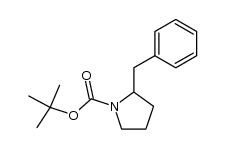 1-Boc-2-benzylpyrrolidine结构式