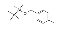 4-(tert-butyldimethylsiloxymethyl)iodobenzene结构式