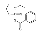 S-diethoxyphosphinothioyl benzenecarbothioate Structure