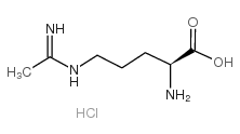 L-N5-(1-IMINOETHYL)ORNITHINE*HYDROCHLORI DE Structure