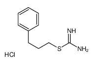3-phenylpropyl carbamimidothioate,hydrochloride Structure