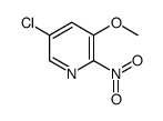 5-chloro-3-methoxy-2-nitropyridine结构式