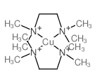 Copper(2+),bis(N,N,N',N'-tetramethyl-1,2-ethanediamine-kN,kN')-, (SP-4-1)- (9CI) structure