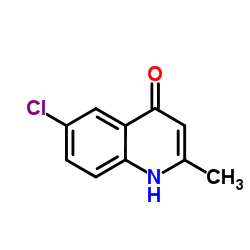6-chloro-2-methylquinolin-4-ol Structure