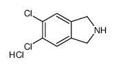 5,6-DICHLOROISOINDOLINE HYDROCHLORIDE结构式