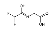 Glycine, N-(difluoroacetyl)- (9CI) Structure