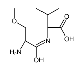 (2S)-2-[[(2S)-2-amino-3-methoxypropanoyl]amino]-3-methylbutanoic acid Structure