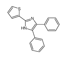4,5-diphenyl-2-thiophen-2-yl-1H-imidazole Structure