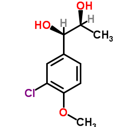 (1R,2S)-1-(3-氯-4-甲氧基苯基)-1,2-丙二醇图片