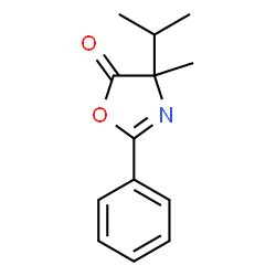 5(4H)-Oxazolone,4-methyl-4-(1-methylethyl)-2-phenyl- structure