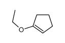 1-ethoxycyclopentene Structure