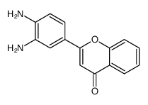 4H-1-Benzopyran-4-one,2-(3,4-diaminophenyl)-(9CI) structure