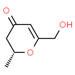 4H-Pyran-4-one, 2,3-dihydro-6-(hydroxymethyl)-2-methyl-, (R)- (9CI) structure