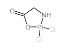 Platinate(1-), dichloro(glycinato-N,O)-, potassium, (SP-4-3)- Structure