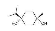 cis-1,4-dihydroxy-1-isopropyl-4-methylcyclohexane Structure