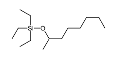 triethyl(octan-2-yloxy)silane结构式