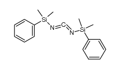 Bis-(dimethyl-phenyl-silyl)-carbodiimid结构式