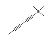 1-trimethylsilyl-1,3-pentadiyne Structure