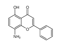 4H-1-Benzopyran-4-one,8-amino-5-hydroxy-2-phenyl-(9CI) Structure