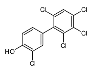 2-chloro-4-(2,3,4,6-tetrachlorophenyl)phenol Structure