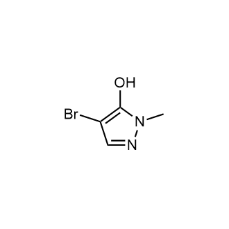 4-Bromo-1-methyl-1H-pyrazol-5-ol Structure