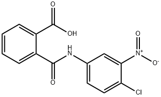 4'-chloro-3'-nitrophthalanilic acid结构式